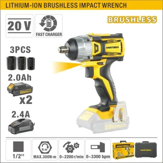 Llave de Impacto Inalámbrico 20V Uyustools