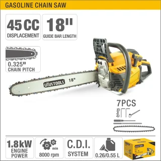 Motosierra a Gasolina 18" 45CC UYUSTOOLS